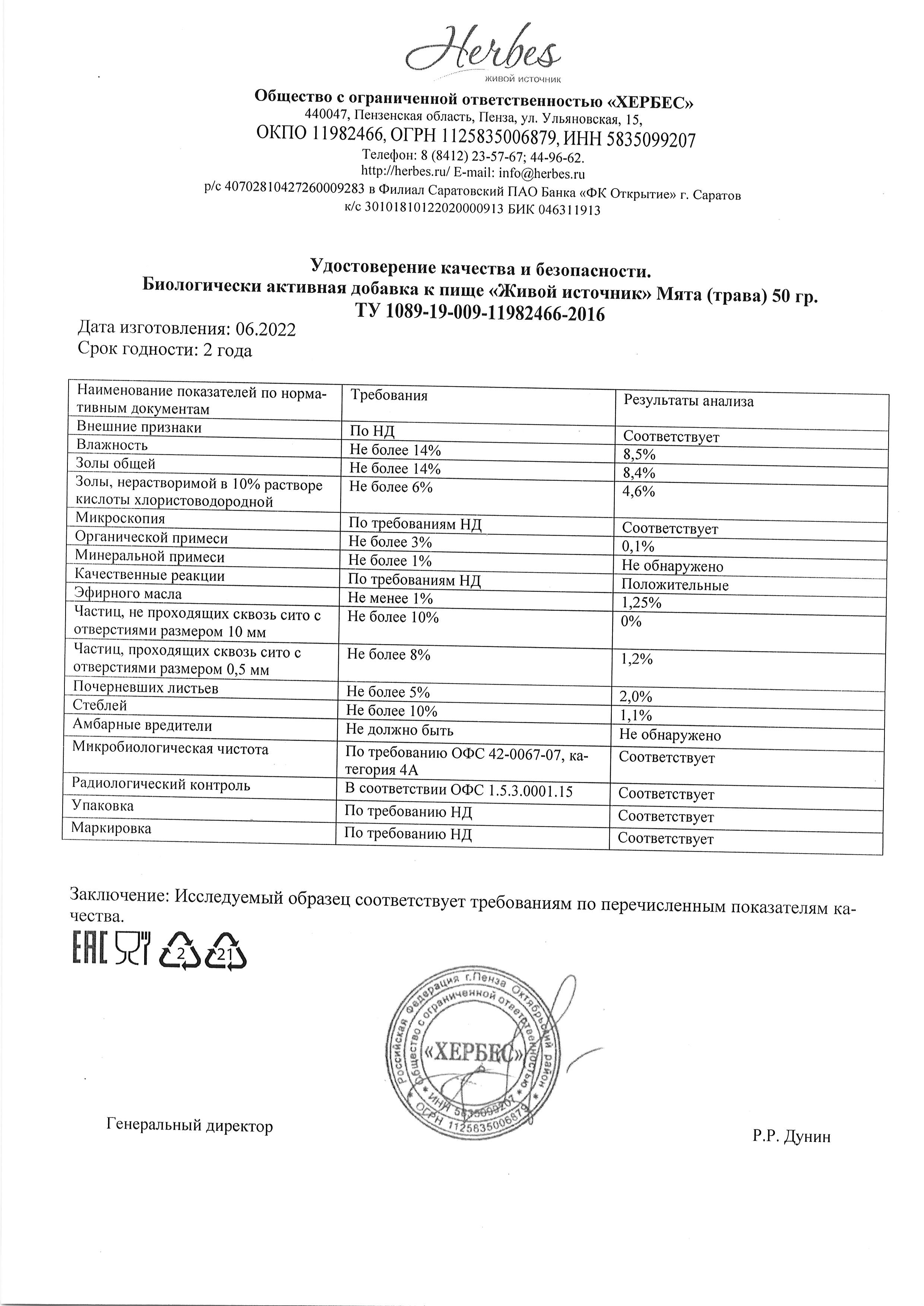 Паспорт №062022